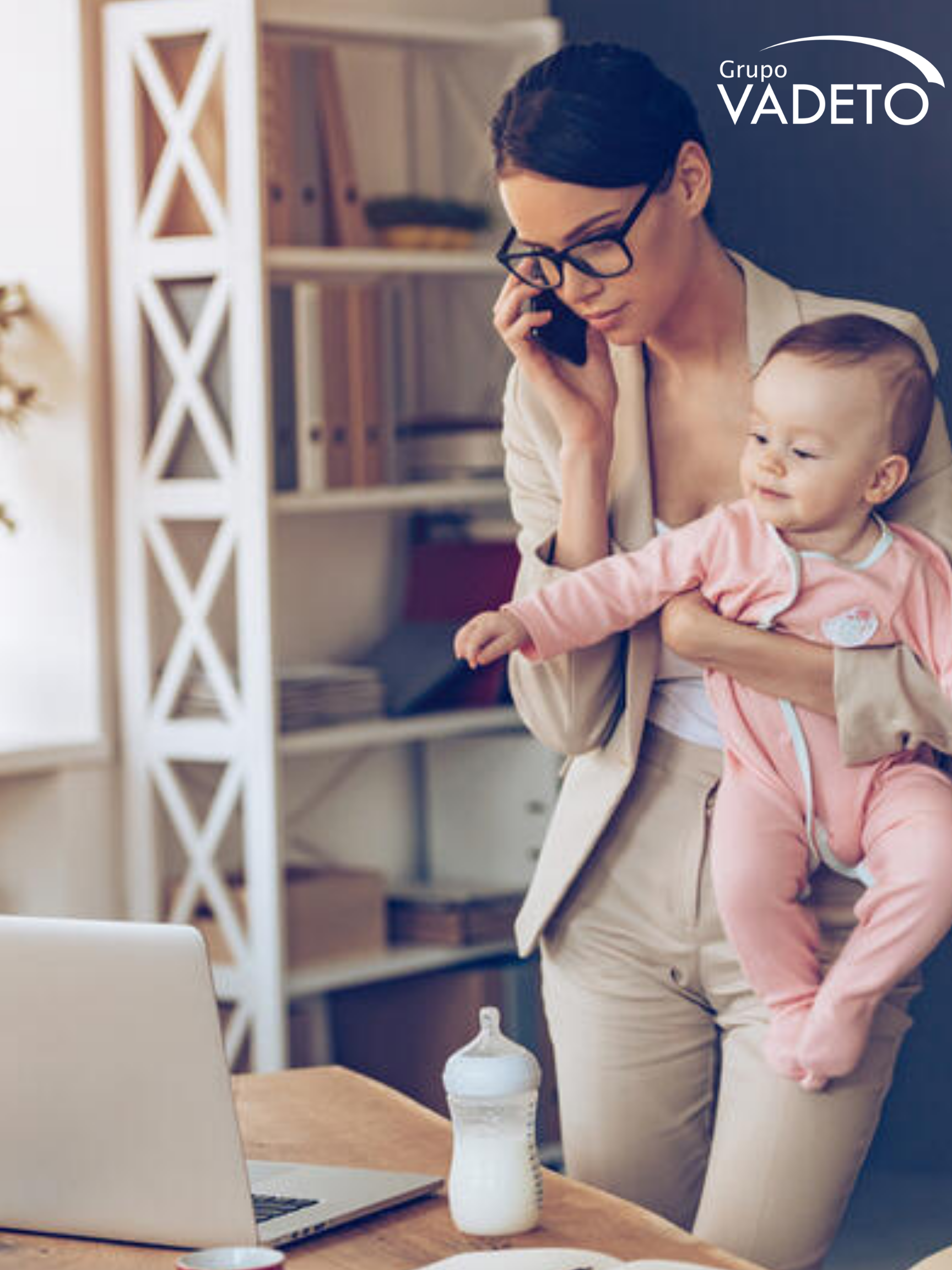 Trabajando con mamá y papá